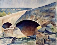 peinture : Le Pont Maudit III