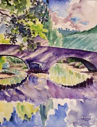 peinture : Pont de l'Oratoire II