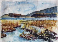 peinture : La tourbière II