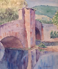 peinture : Pont de l'Oratoire