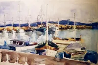peinture : Bateaux II