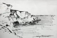 peinture : Falaises