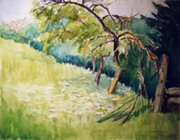 peinture : Prairie I