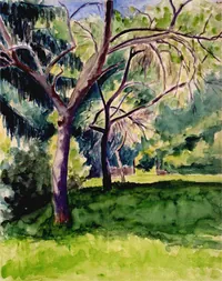 peinture : Verger I