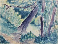 peinture : Bords de Seille IV