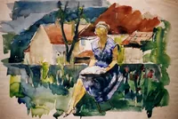 peinture : La lectrice
