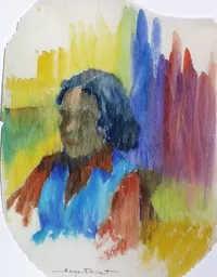 peinture : Portrait de femme I