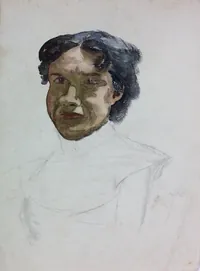 peinture : Portrait inachevé