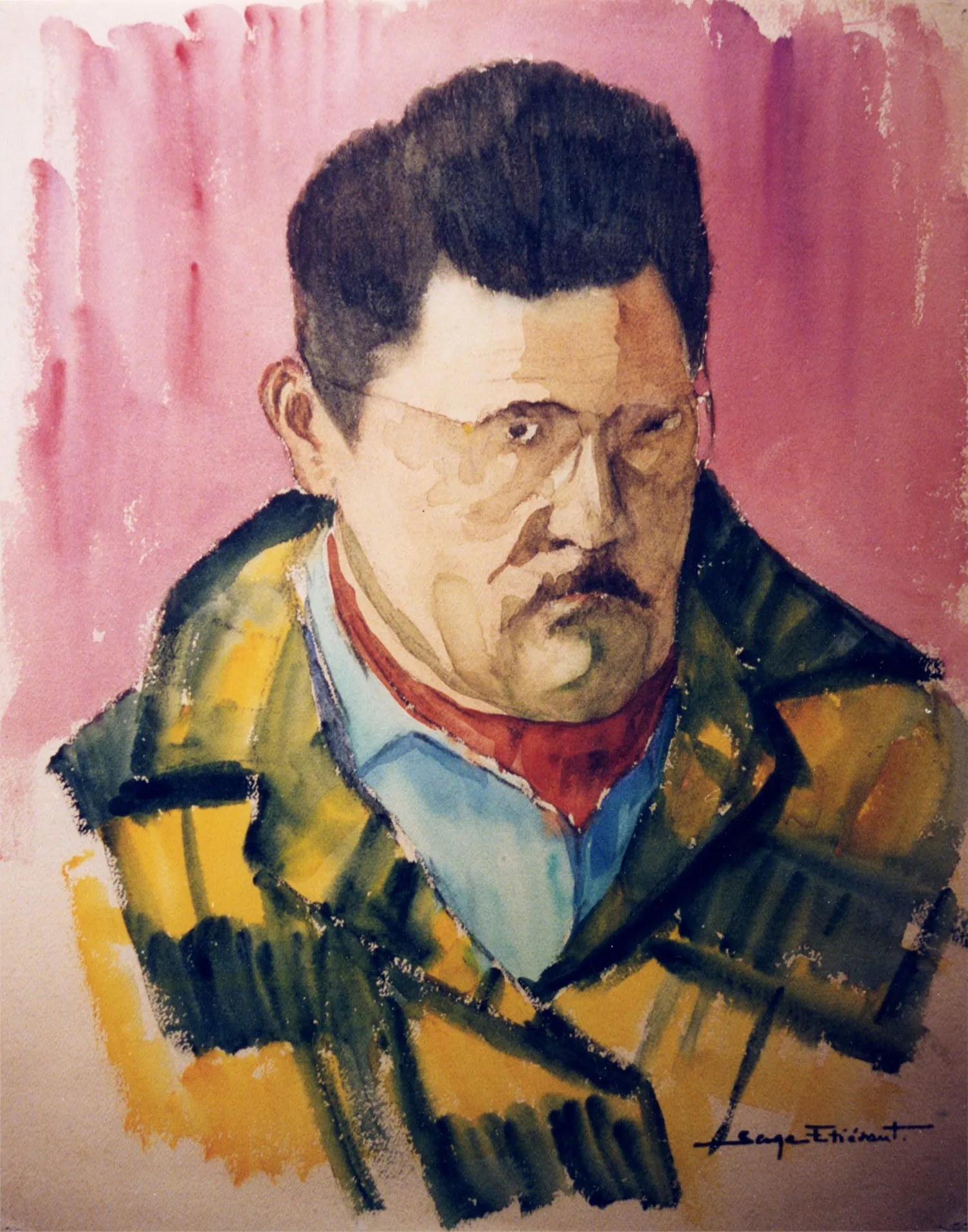 Serge Etiévant autoportrait