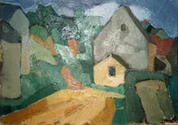 peinture : Maison natale de Mornay