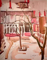 peinture : Jardin n°2