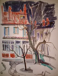 peinture : Jardin n°4