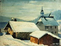 peinture : Mégève