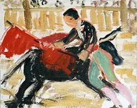 peinture : Tauromachie