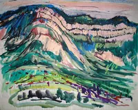 peinture : Région d'Aix les Bains n°1