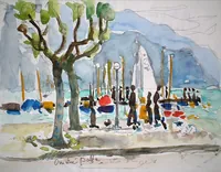 peinture : Le port