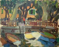 peinture : Aix les Bains