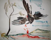 peinture : La mort de l'oiseau