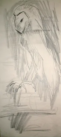 peinture : Le rapace