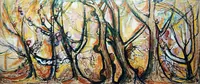 peinture : La forêt
