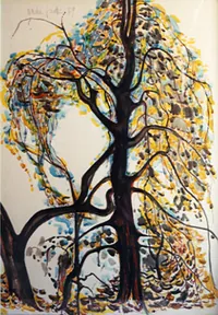 peinture : Arbres au Renouveau n°3