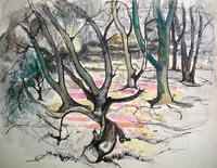 peinture : Les arbres n°61