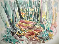 peinture : Les arbres n°71