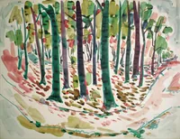 peinture : Les arbres n°106