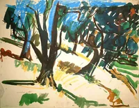 peinture : Les arbres n°152
