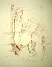 peinture : Catherine n°1