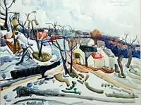 peinture : Cheneroilles n°1