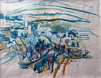 peinture : Vaux Saules n°3
