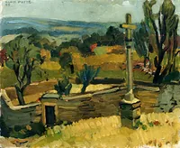 peinture : Automne à Marsannay