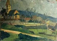 peinture : Fixey. Côte avant printemps
