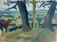 peinture : Le calvaire n°1