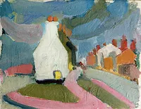 peinture : Village bourguignon n°9