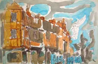peinture : Dijon. Rue Verrerie n°6