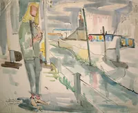 peinture : Dijon. Place du 1er mai n°2