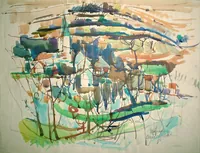 peinture : Vaux Saules n°4