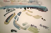peinture : Paysage bourguignon n°6