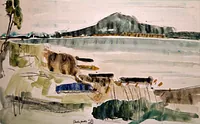 peinture : Lac de Panthier n°9