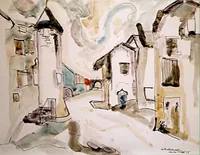 peinture : Rue de Chateauneuf n°2