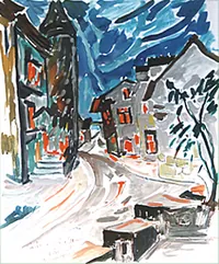 peinture : Rue de Chateauneuf n° 3