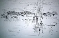 peinture : Lac de Panthier n°14