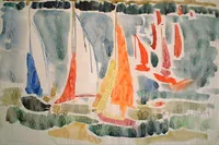 peinture : Voiles à Panthier n°13