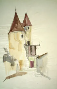 peinture : Tours du Château