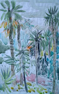 peinture : Cannes. Le Parc S...
