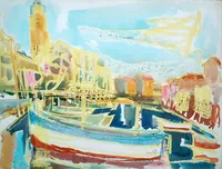 peinture : Les Martigues. Le miroir aux oiseaux n°1