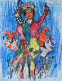 peinture : Nice. Carnaval n°1.