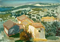 peinture : Lioux. La Chevalière.